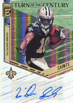 Tre'Quan Smith Autographed 2018 Panini Elite Rookie Card
