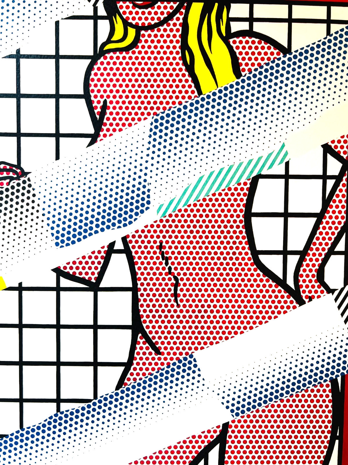 Roy Lichtenstein Lithograph Coa Signed In Pen Numbered In Pencil