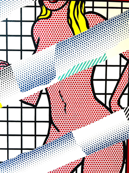 Roy Lichtenstein Lithograph Coa Signed In Pen Numbered In Pencil