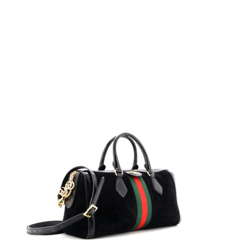Gucci Ophidia Boston Bag Suede Medium