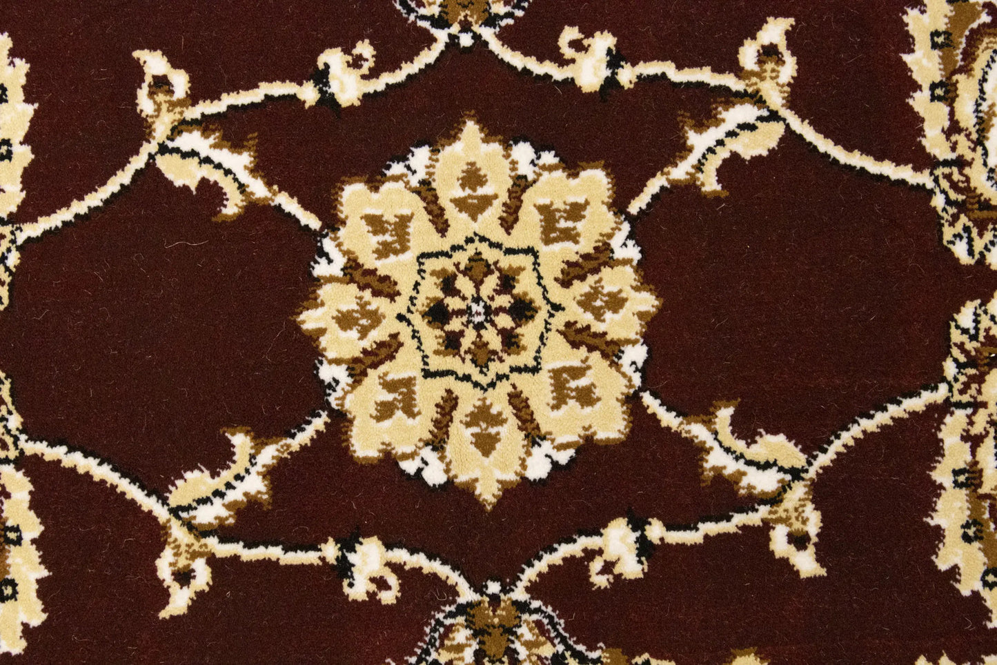 Vintage Style Red Floral Classic Oriental 4X6 Machine-Made Rug Entryway Carpet