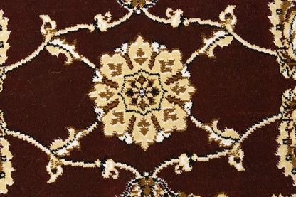 Vintage Style Red Floral Classic Oriental 4X6 Machine-Made Rug Entryway Carpet