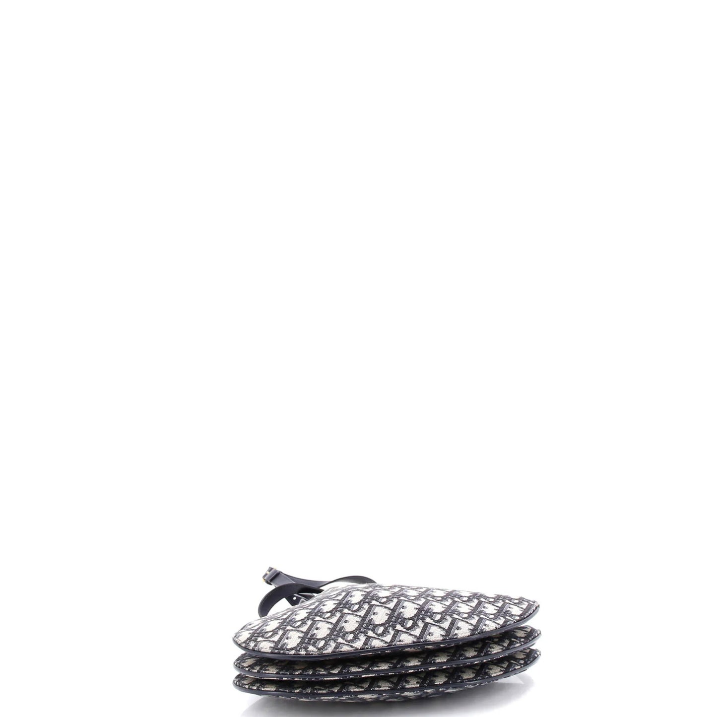 Christian Dior Saddle Triple Zip Crossbody Pouch Oblique Canvas