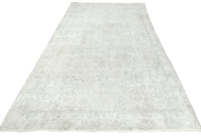 Antique Distressed Oriental Rug Vintage Floral