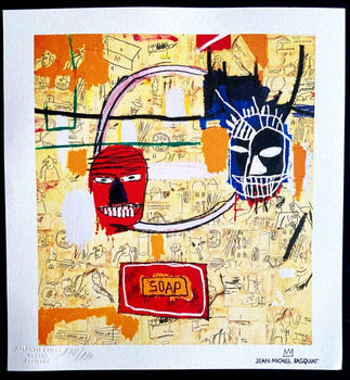 Jean-Michel Basquiat Lithograph Coa Signed Numbered By Hand