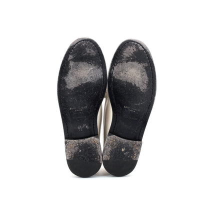 Saint Laurent Women'S Le Monogram Penny Loafers Leather