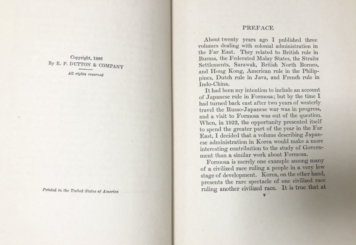 The New Korea 1926 Alleyne Ireland Colonial Study Of Korea Under Japanese Rule F