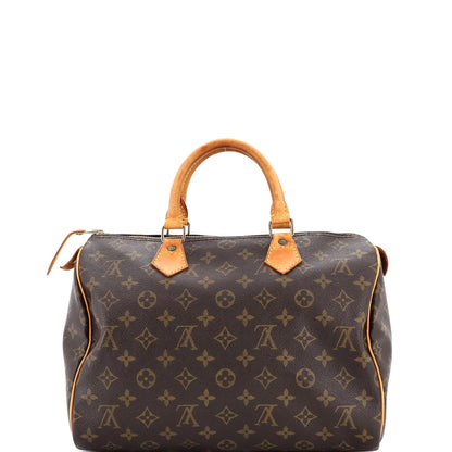 Louis Vuitton Speedy Handbag Monogram Canvas 30