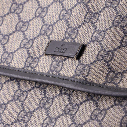 Gucci Flap Messenger Gg Coated Canvas Small