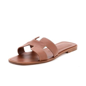 Hermes Women'S Oran Sandals Leather