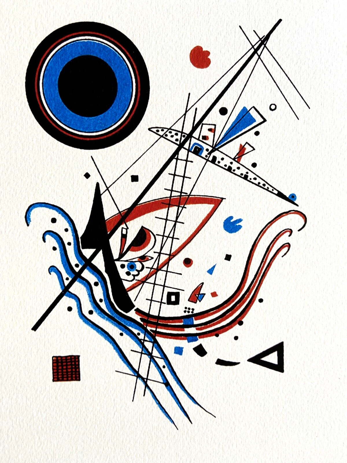 Wassily Kandinsky Lithograph Coa Museum - Piet Mondrian Paul Klee