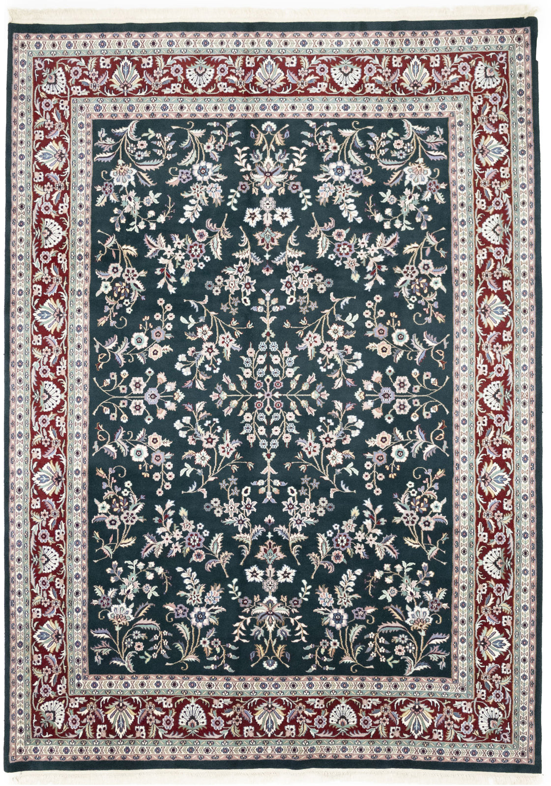 Traditional Floral Design Oriental Rug