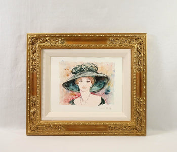 Bernard Charoy Original Oil On Arches Paper 