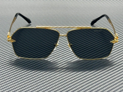 VERSACE VE2284 100287 Gold Grey Men's 63 mm Sunglasses