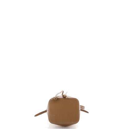 Fendi Mon Tresor Bucket Bag Zucca Wool With Leather Mini