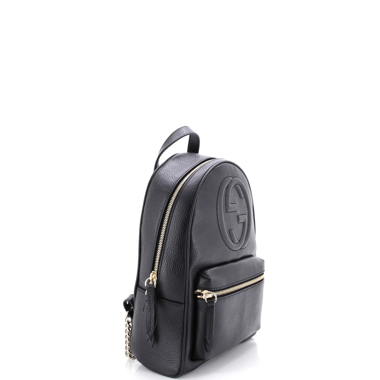 Gucci Soho Chain Backpack Leather