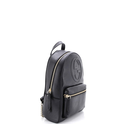 Gucci Soho Chain Backpack Leather