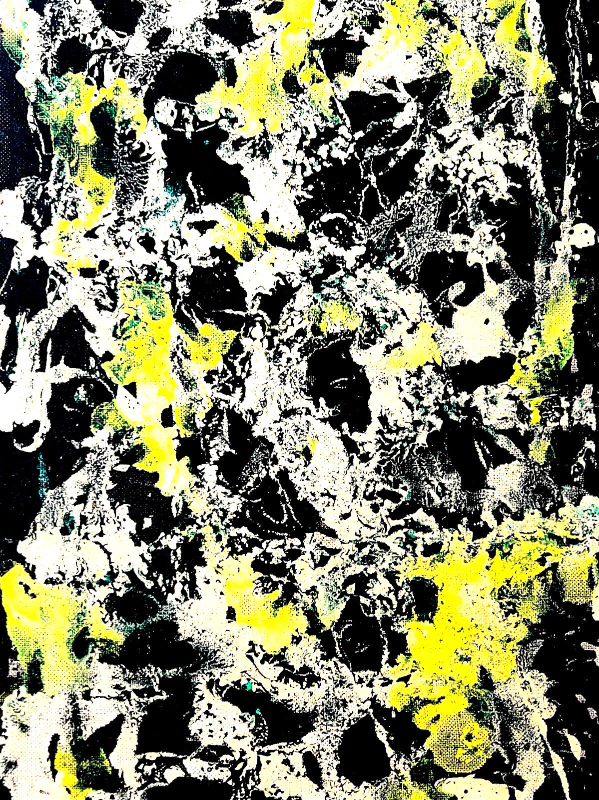 Jackson Pollock Action Painting Coa Signed Numbered By Hand. Eduardo Chillida