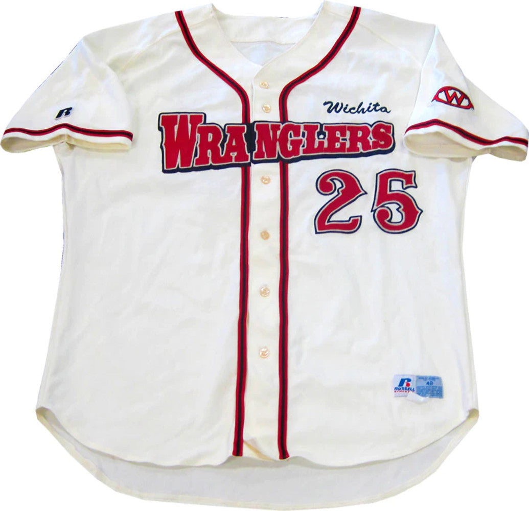 Alex Gordon Unsigned Game Used Wichita Wranglers Jersey