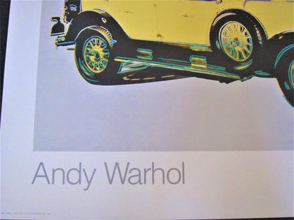 Andy Warhol Cars Mercedes Benz Typ 400 Tourenwagen Exhibition Poster Art Print