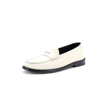 Saint Laurent Women'S Le Monogram Penny Loafers Leather