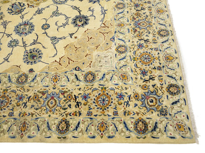 Semi-Antique Vintage Signed Handmade Wool Rug