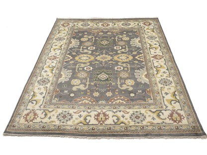 Handmade Floral Oushak Chobi 9'5X12'0 Ft Oriental