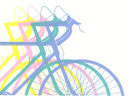 Phil Dynan Tour De France Feminin " Serigraph Contemporary