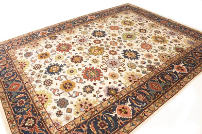 Handmade Vintage Oriental Rug Classic Design