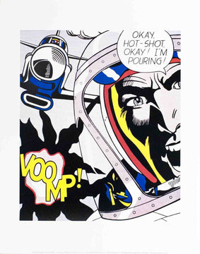 Roy Lichtenstein Okay Hot-Shot! " Poster Pop Art