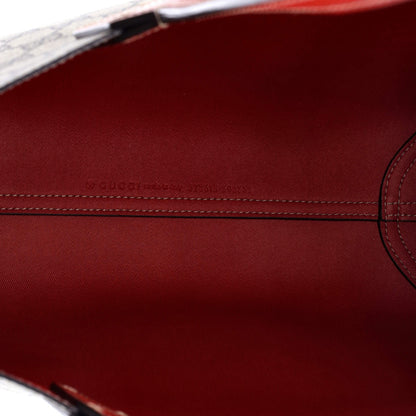 Gucci Reversible Tote Gg Print Leather Small