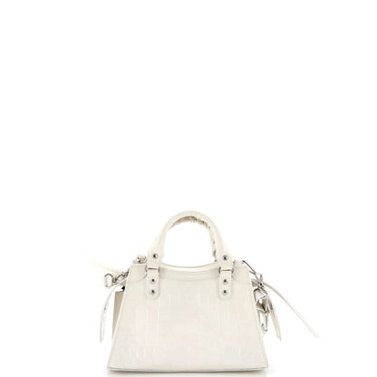 Balenciaga Neo Classic City Bag Crocodile Embossed Leather Mini