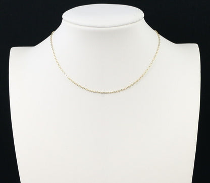 Mikimoto Cable Chain Necklace 40Cm 18K 750 Yellow Gold
