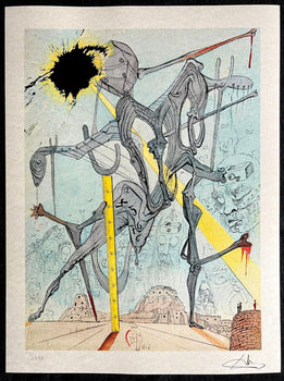 Salvador Dal - Lithograph Coa Signed Op Numbered In Pencil