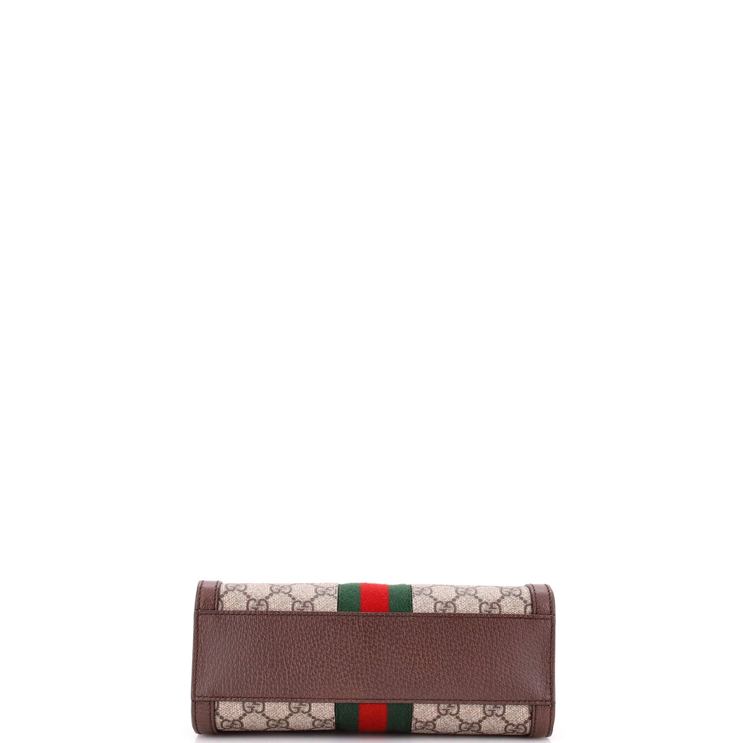 Gucci Ophidia Top Handle Tote Gg Coated Canvas With Leather Small