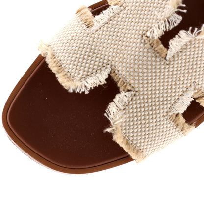 Hermes Women'S Oran Sandals Canvas