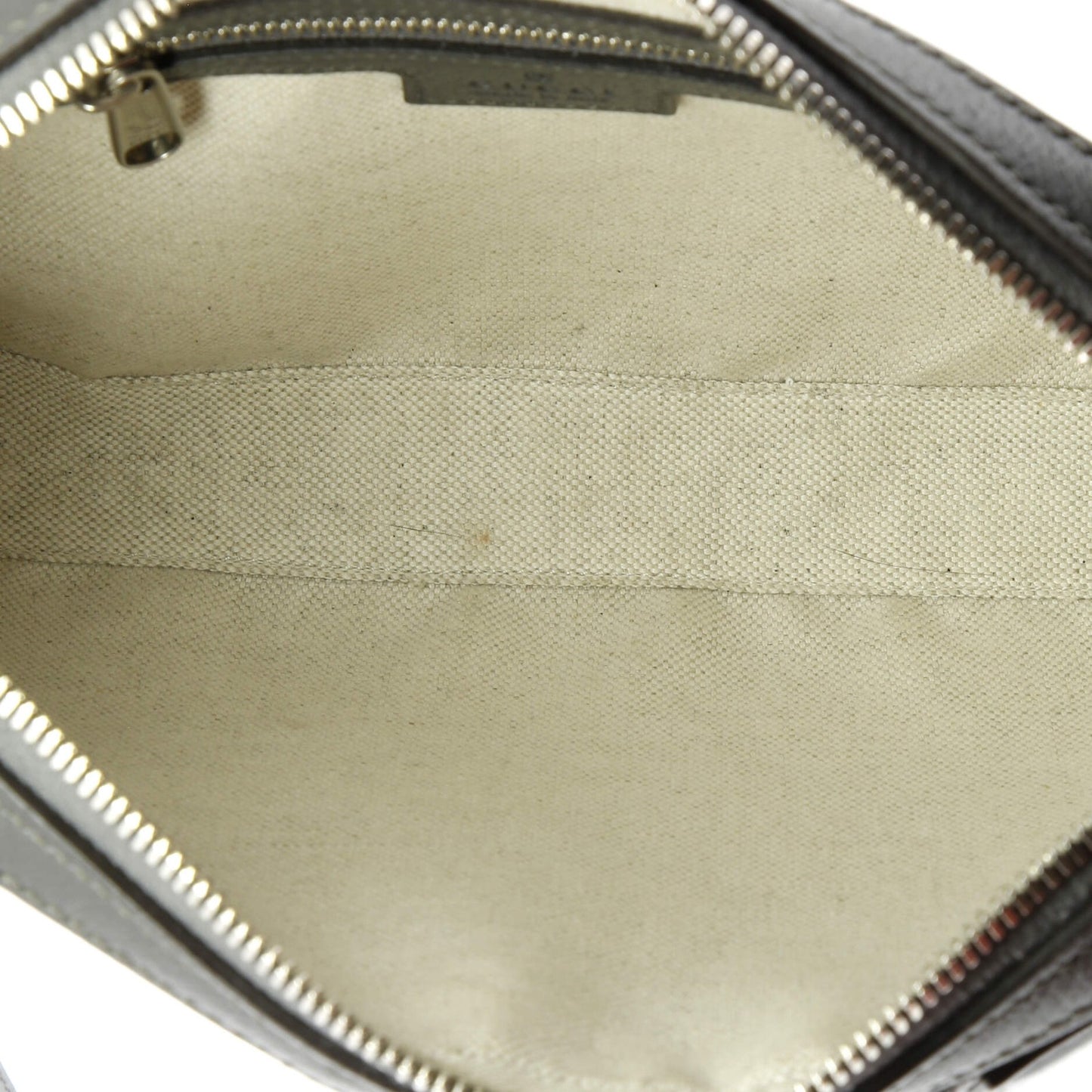 Gucci Ophidia Zip Wristlet Shoulder Bag Gg Coated Canvas Small