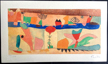 Paul Klee Lithograph Coa Signed And Stamped Numbered 180 Ex Certified