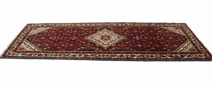 4X10 Handmade Vintage Tribal Oriental Wool Runner Rug Wide Hallway Kitchen