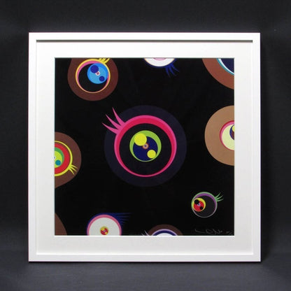 Murakami Takashi Jellyfish Eyes Black 1 Lithograph Edition Autographed