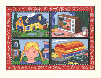 Rodney Greenblat Christina'S World Signed 