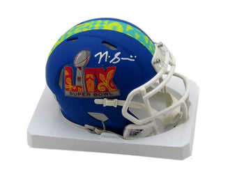 Nick Sirianni Signed/Auto Blue Super Bowl Lix