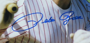 Pete Rose Signed 16X20 Photo Philadelphia Phillies Framed Jsa 197596