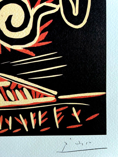 Pablo Picasso Lithograph Coa Signed Numbered By Hand Certified