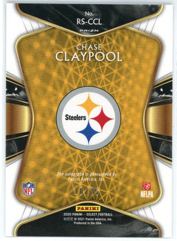 Chase Claypool Autographed 2020 Panini Select Prizm Card #Rs-Ccl