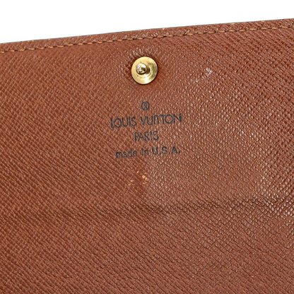Louis Vuitton Vintage Sarah Wallet Monogram Canvas