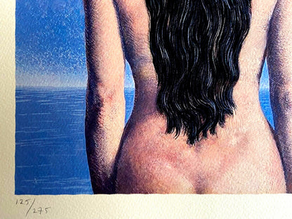 Ren Magritte Lithograph Coa Signed Numbered By