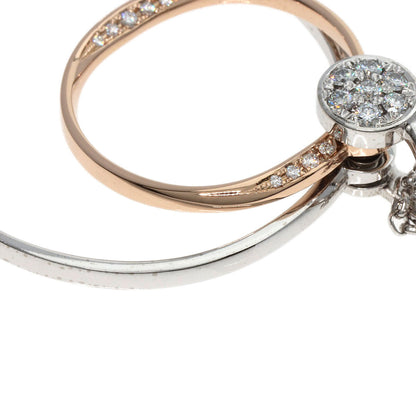 Waltham   Necklace Swing Diamond K18 White Gold