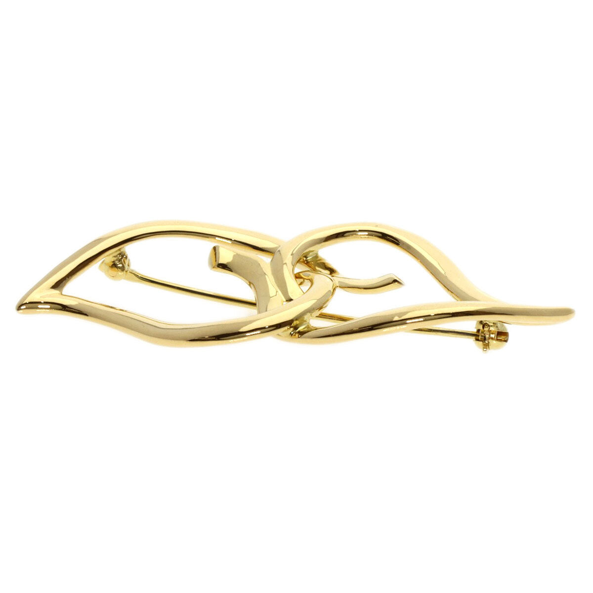 Tiffany&Co.   Brooch Double Leaf K18 Yellow Gold