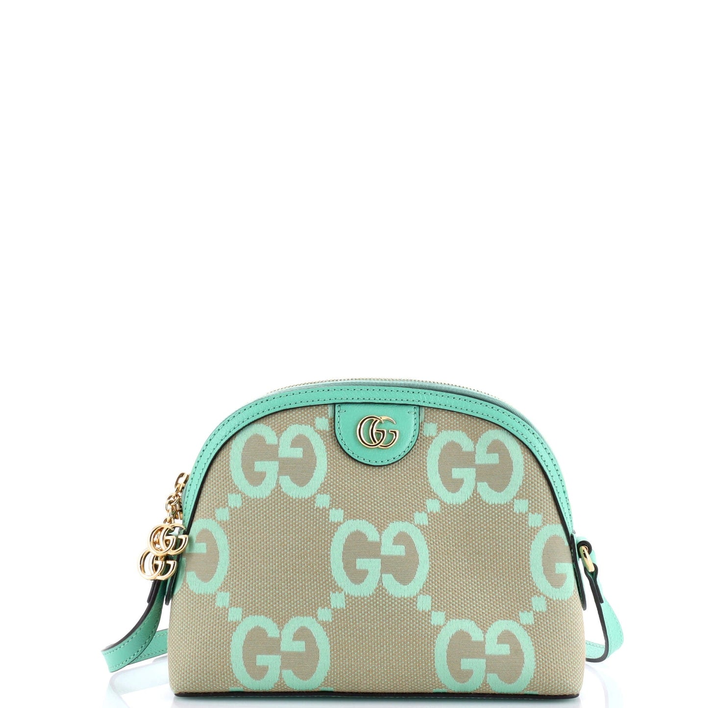 Gucci Ophidia Dome Shoulder Bag Jumbo Gg Canvas Small